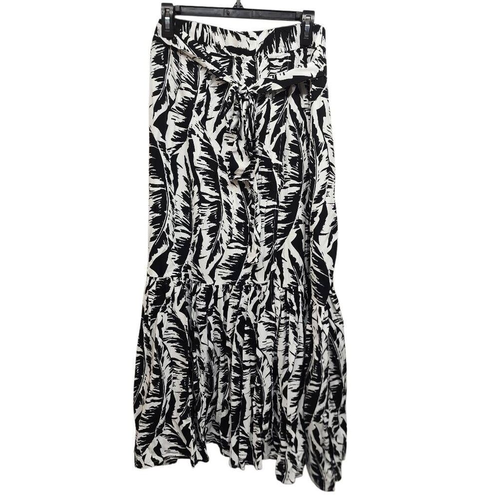 Swim by Cacique Tropical Leaf Print Maxi Skirt 26/28 NWT Rayon Beach Cover Up - Picture 2 of 7